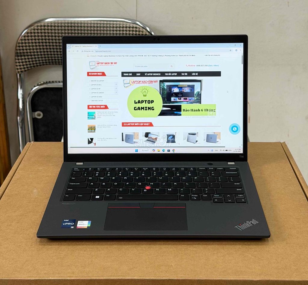 Thinkpad T14 gen 3 i5-1250P/16GB/512GB FHD Touch. Mua bán Laptop tại Quận 10 Tp Hồ Chí Minh được đăng bởi Laptop xách tay Mỹ hình 1