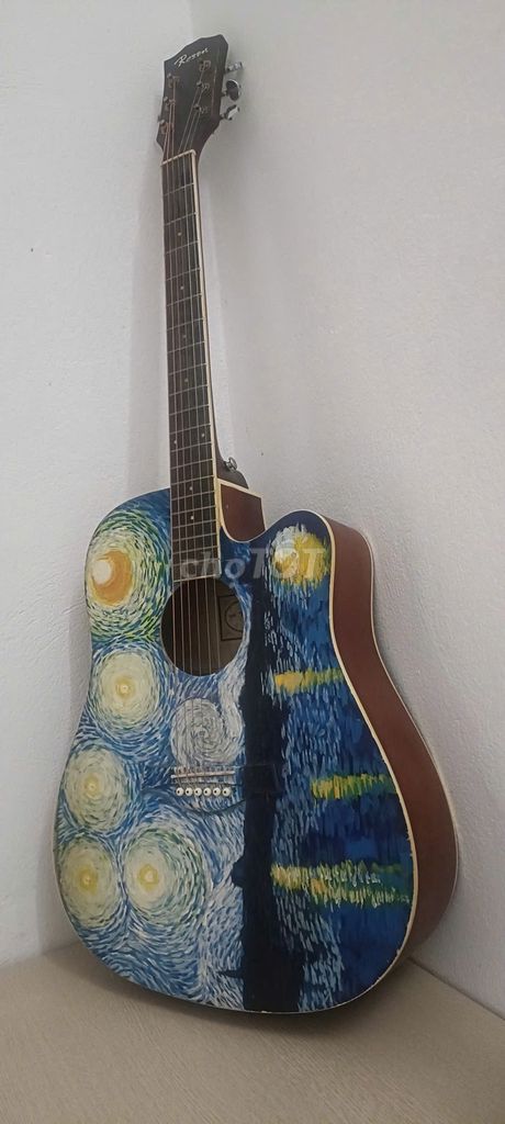 Đàn guitar Rosen nhiều màu. Mua bán Nhạc cụ tại Thành phố Vĩnh Yên Vĩnh Phúc được đăng bởi Phanchi hình 1