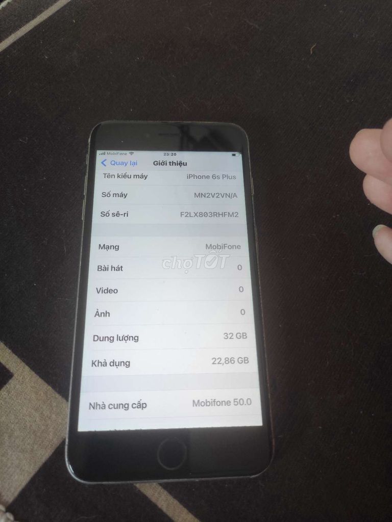 iPhone 6S Plus 32GB ban hoac gl. Mua bán Điện thoại tại Thành phố Thủ Dầu Một Bình Dương được đăng bởi Tuấn hai chin hình 1