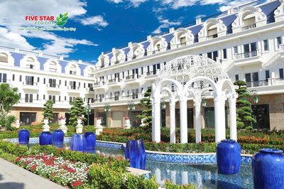 NHÀ LIỀN KỀ CAO CẤP VEN SÔNG FIVE STAR GIỚI HẠN , SỔ RIÊNG TỪNG CĂN