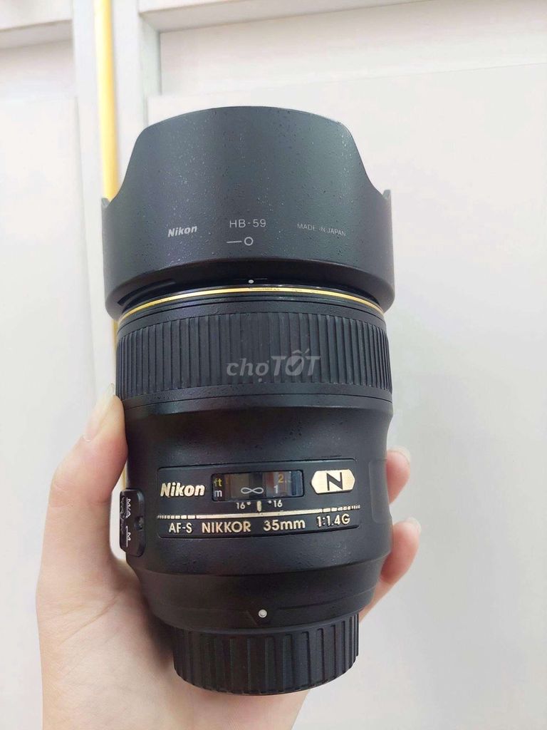 Lens Nikon 35mm F1.4 Nano. Mua bán Máy ảnh, Máy quay tại undefined undefined được đăng bởi Thanh Thanh hình 1
