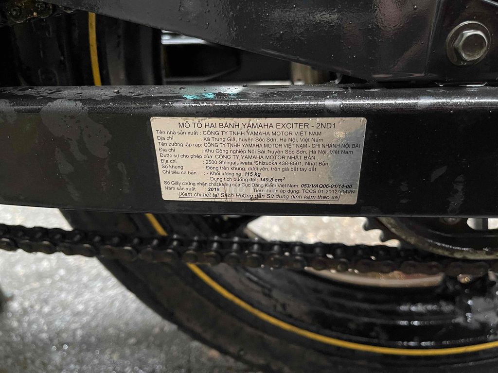 Exciter 150cc 2018 Xe Cực Đẹp Nguyên Zin Đi Ít. Mua bán Xe máy tại Quận Hoàng Mai Hà Nội được đăng bởi Tuấn Giang hình 6