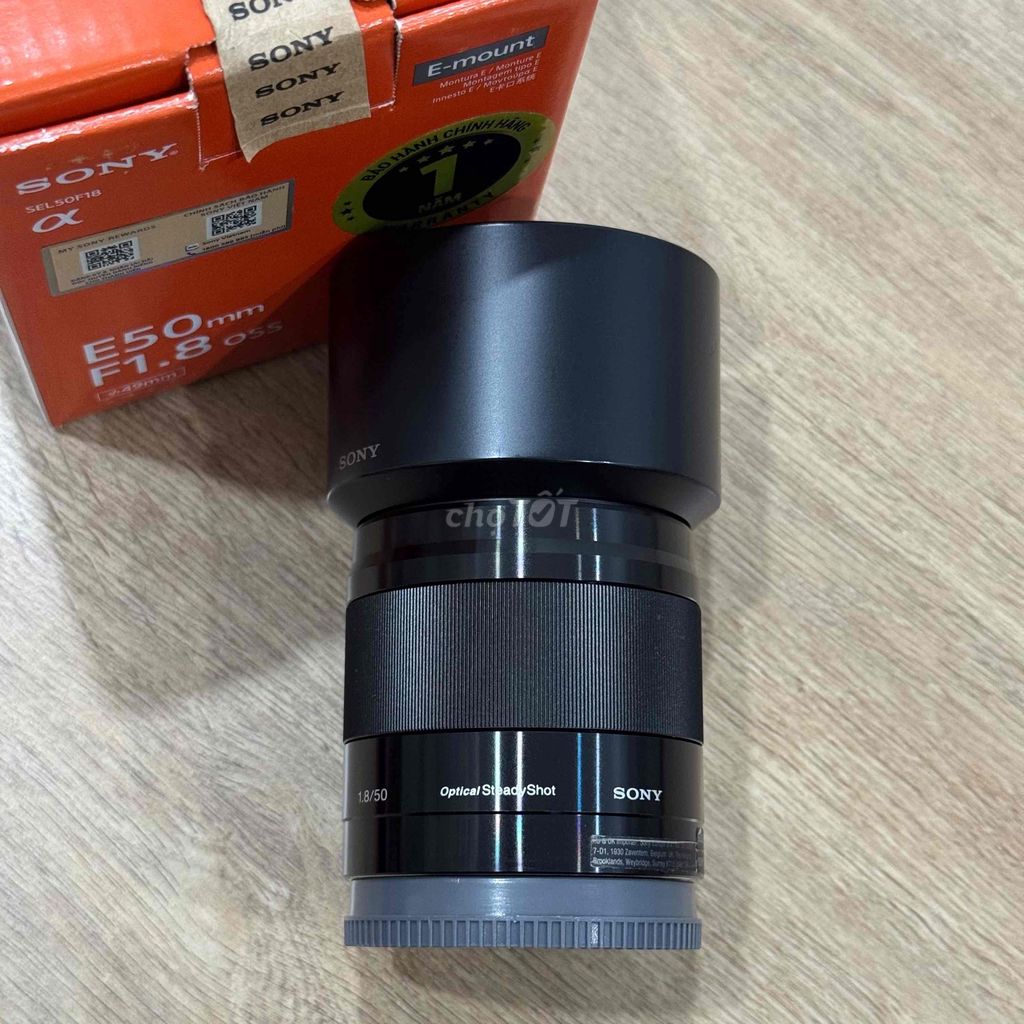 Sony SEL 50 f/1.8 fullbox BHH 10/2026. Mua bán Máy ảnh, Máy quay tại Quận Tân Phú Tp Hồ Chí Minh được đăng bởi Bẩu hình 1