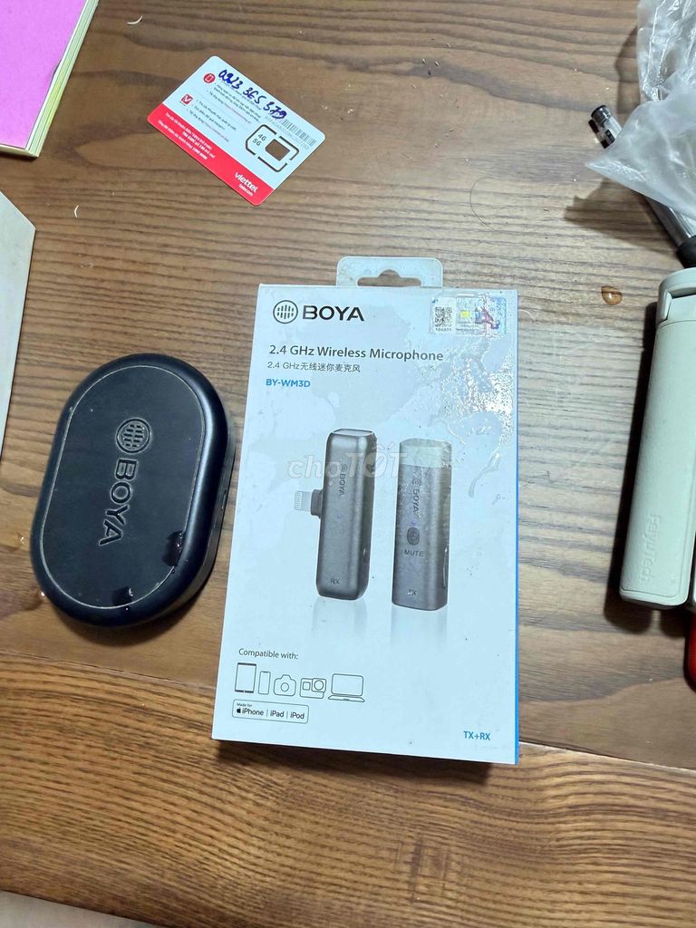 Microphone BOYA BY-WM3D Đen. Mua bán Phụ kiện (Màn hình, Chuột...) tại Huyện Thạch Thất Hà Nội được đăng bởi Trần hải Nam hình 1