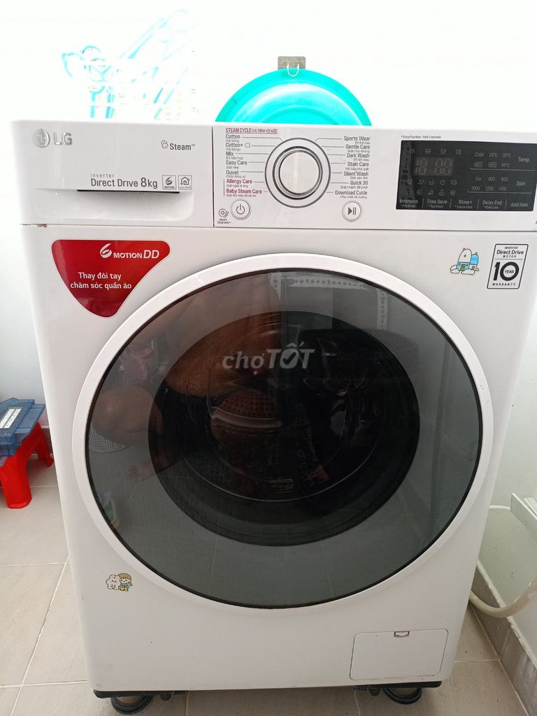 LG 8kg inverter, chưa qua sửa chữa.