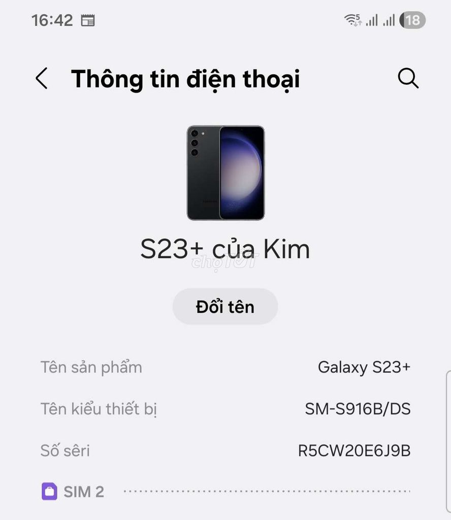 Samsung ssvn s23 plus. Mua bán Điện thoại tại Quận 5 Tp Hồ Chí Minh được đăng bởi  Nguyen hình 1
