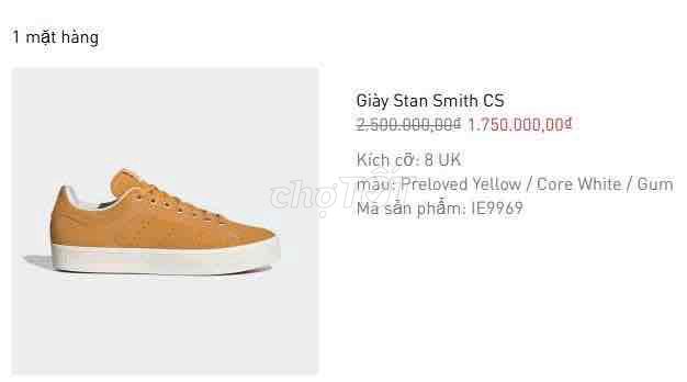 Giày ADIDAS chính hãng size 8UK giá tốt