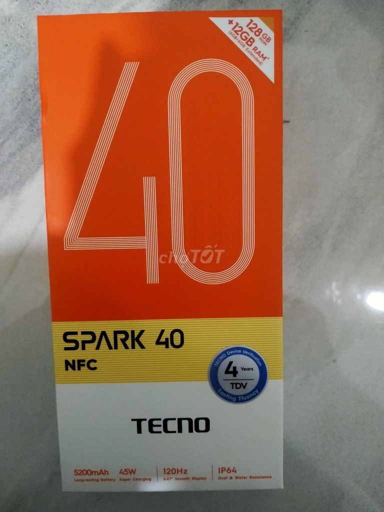 Tecno Spark 40 NFC 128GB 12GB. Mua bán Điện thoại tại Huyện Bình Tân Vĩnh Long được đăng bởi Hoàng Sơn hình 1