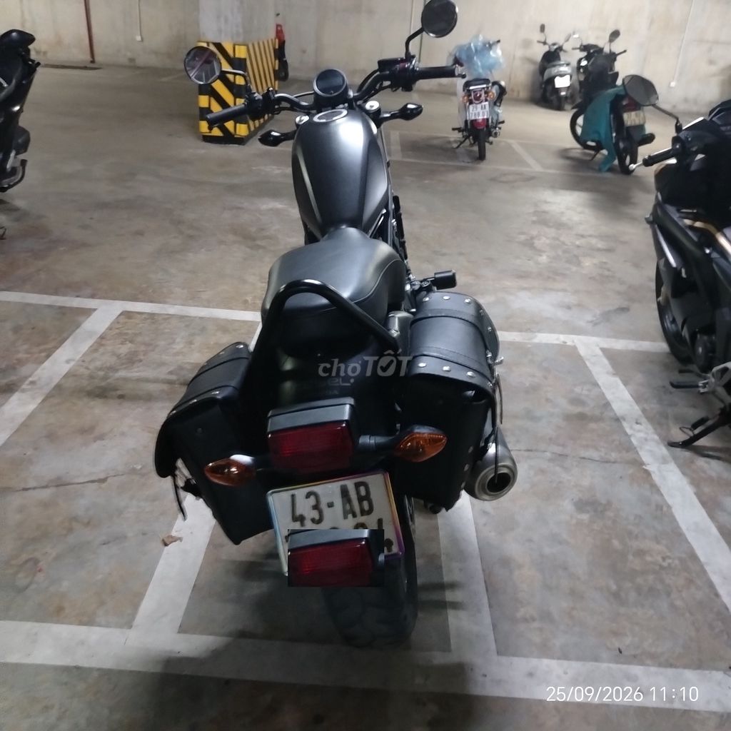 Honda Rebel 500 2019 Черно-серый 6628 км