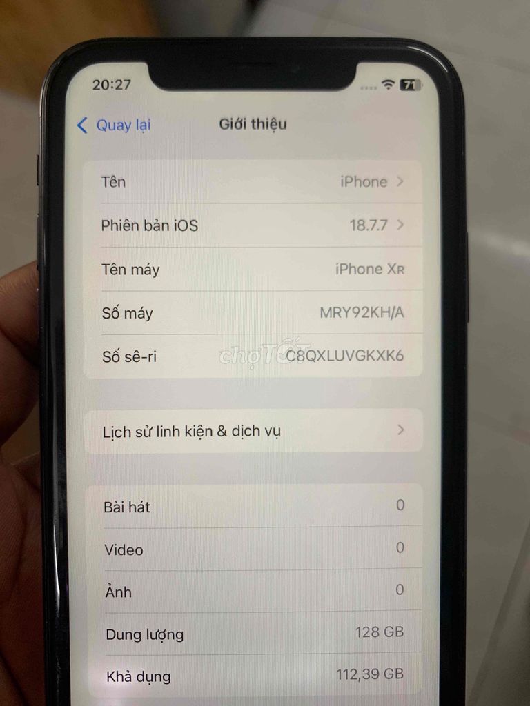 iPhone XR 128GB Quốc Tế. Mua bán Điện thoại tại Thành phố Thủ Đức Tp Hồ Chí Minh được đăng bởi Toàn Tiến hình 1