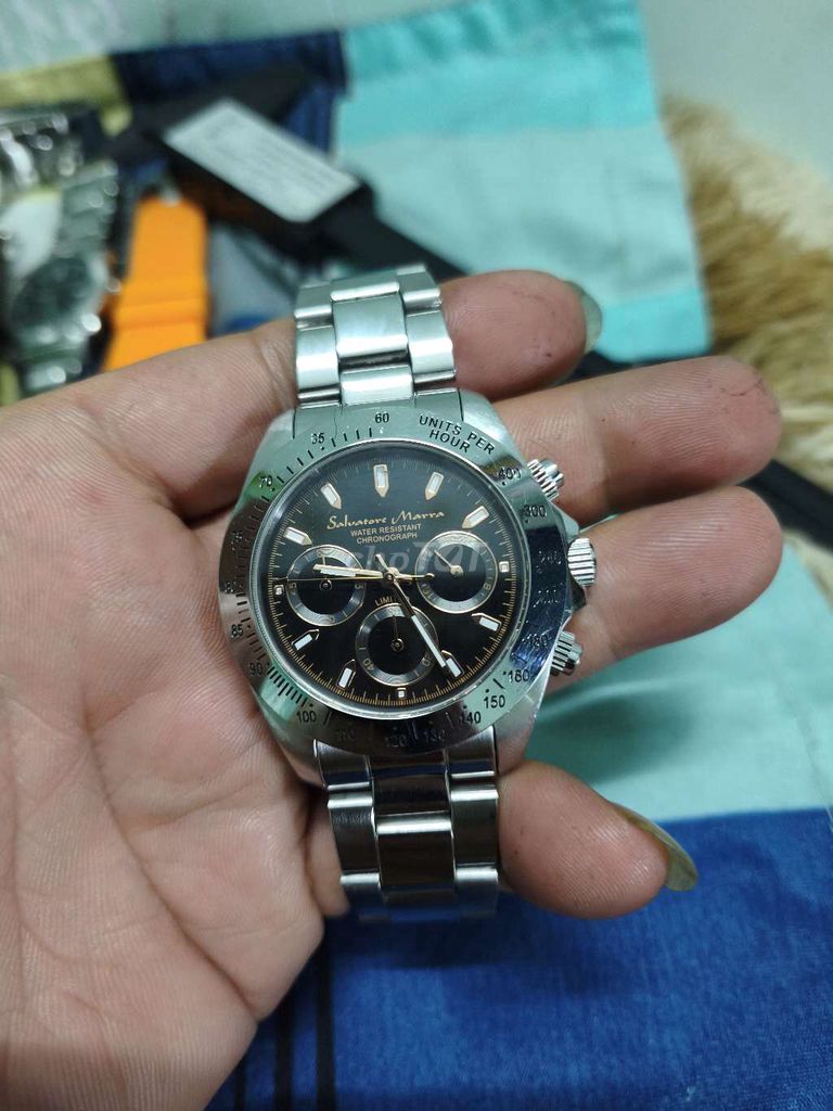 Đồng hồ Salvatore Marra Daytona Thép Bạc Nam. Mua bán Đồng hồ tại Huyện Bình Chánh Tp Hồ Chí Minh được đăng bởi Lâm Phong hình 1