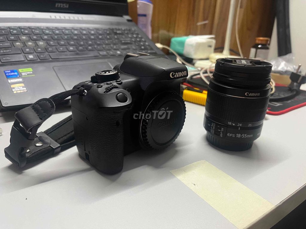 Máy ảnh Canon 750D DSLR Đen 18-55mm. Mua bán Máy ảnh, Máy quay tại Quận Thanh Khê Đà Nẵng được đăng bởi Văn Ngọ hình 1