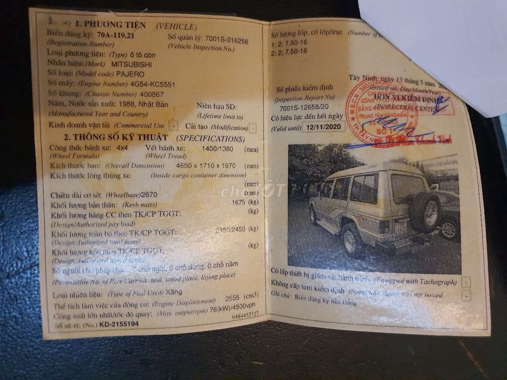 ✅PAJERO NHẬP NHẬT 1988. Mua bán Ô tô tại Quận Tân Bình Tp Hồ Chí Minh được đăng bởi hữu trí chuyên xe đẹp hình 15