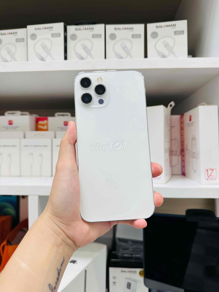 Apple iPhone 12 Pro Max 256GB Trắng. Mua bán Điện thoại tại Thành phố Long Xuyên An Giang được đăng bởi Ngân KNmobile An Giang  hình 1