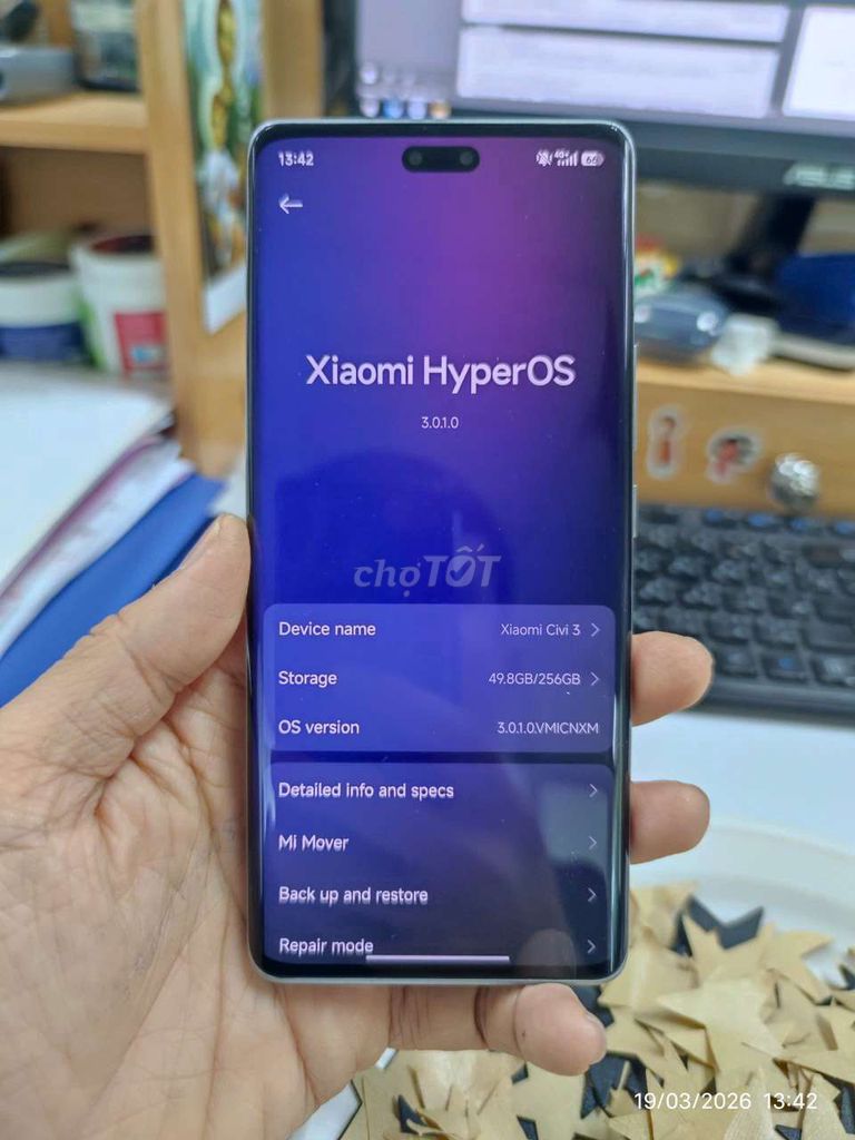 Xiaomi Civi 3 Xám Đã sử dụng. Mua bán Điện thoại tại Huyện Trảng Bom Đồng Nai được đăng bởi NDK hình 1