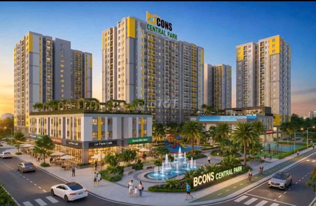 Chung cư Bcons Biên Hoà, chỉ 5% ~ 110 triệu là có thể sở hữu