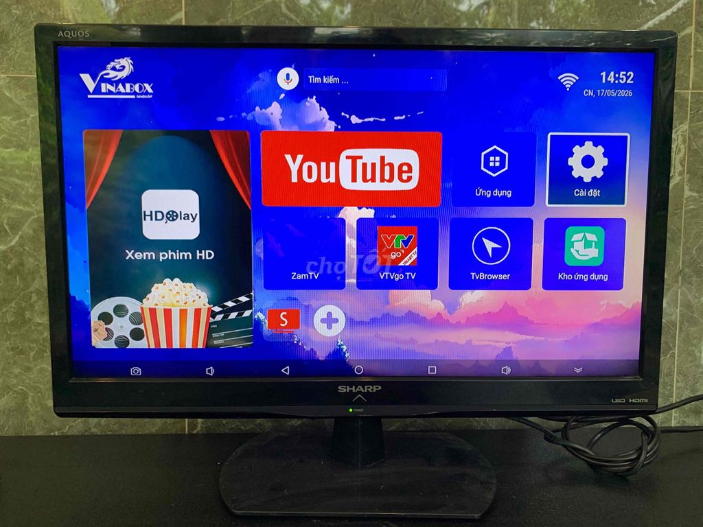 Tivi Sharp 24 inch Youtube giọng nói. Mua bán Tivi, Âm thanh tại Huyện Càng Long Trà Vinh được đăng bởi Bảo Luân hình 1