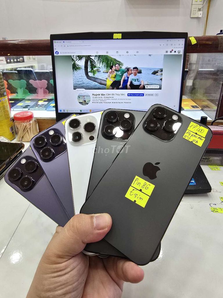 Iphone 14 Pro Max 128GB - 256GB - 512GB - 1TB. Mua bán Điện thoại tại Thành phố Long Xuyên An Giang được đăng bởi Facebook Cầm Đồ Thúy Vân hình 1