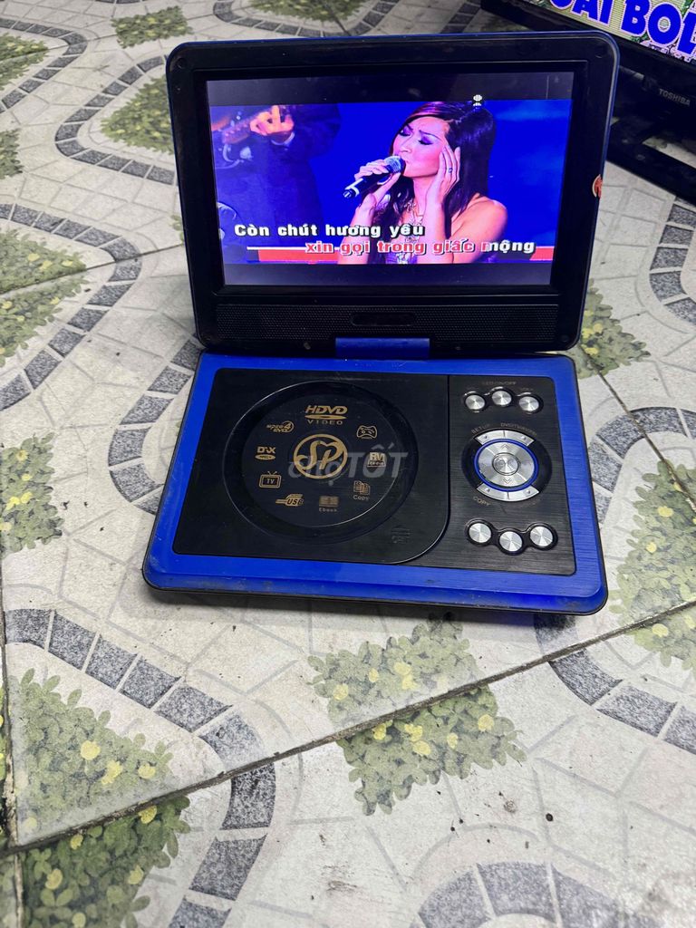 Đầu đĩa DVD di động Xanh dương. Mua bán Tivi, Âm thanh tại Huyện Hóc Môn Tp Hồ Chí Minh được đăng bởi Âu nhật lâm  hình 1