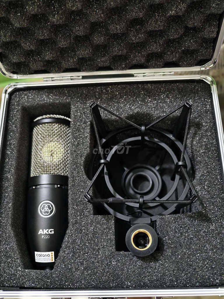 Microphone AKG P220 Đen Fullbox. Mua bán Tivi, Âm thanh tại Huyện Tiên Du Bắc Ninh được đăng bởi bùi tiên hình 1