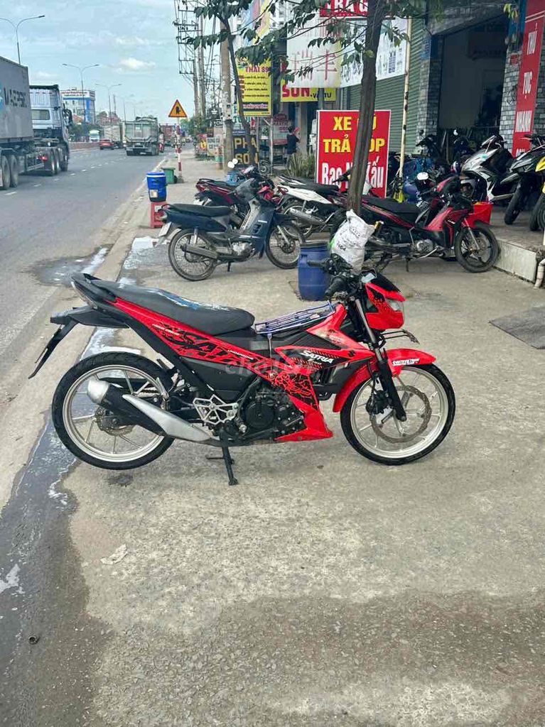 Suzuki Satria 2019 150cc Đỏ Góp 11tr nhận xe. Mua bán Xe máy tại Thành phố Thuận An Bình Dương được đăng bởi Xe Máy Cũ Bình Dương hình 6