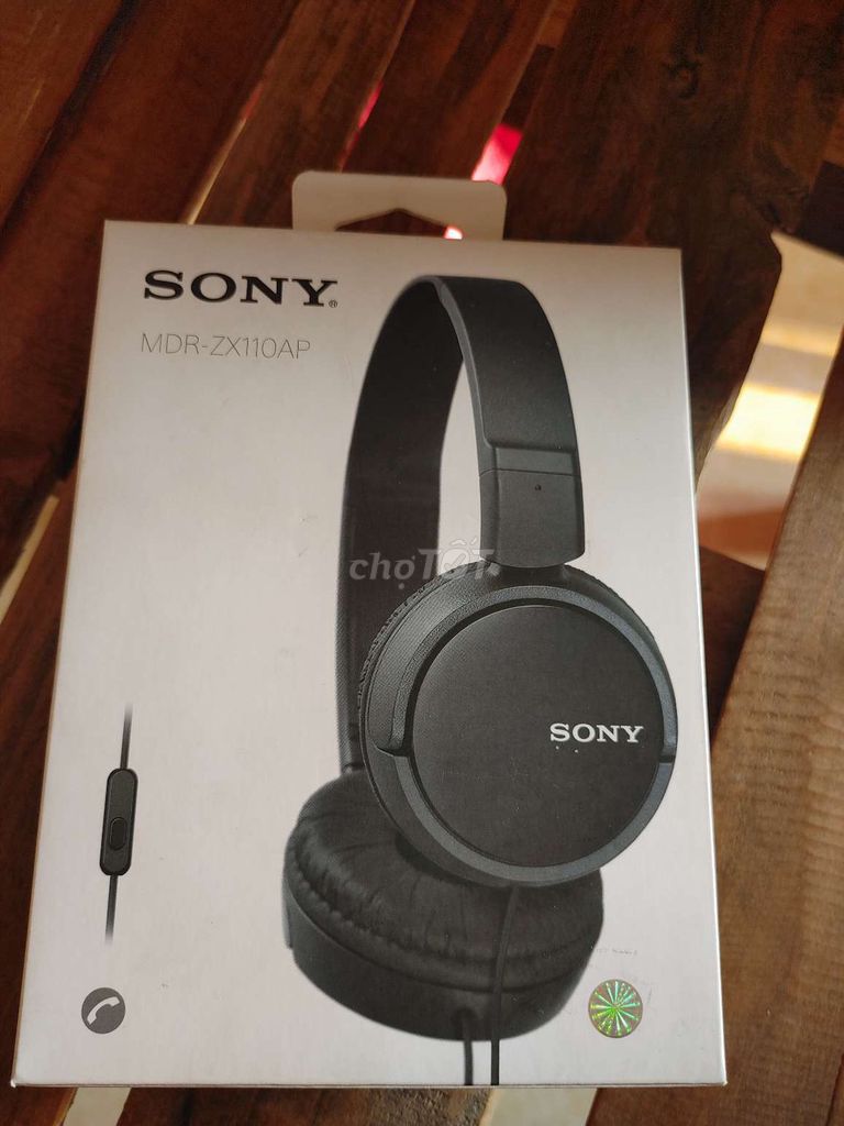 Tai nghe Sony MDR-ZX110AP Đen Mới. Mua bán Tivi, Âm thanh tại Thị xã Bến Cát Bình Dương được đăng bởi tú tú  hình 1