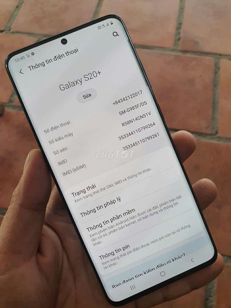 Thanh lý s20plus vn 2 sim zin đẹp fun