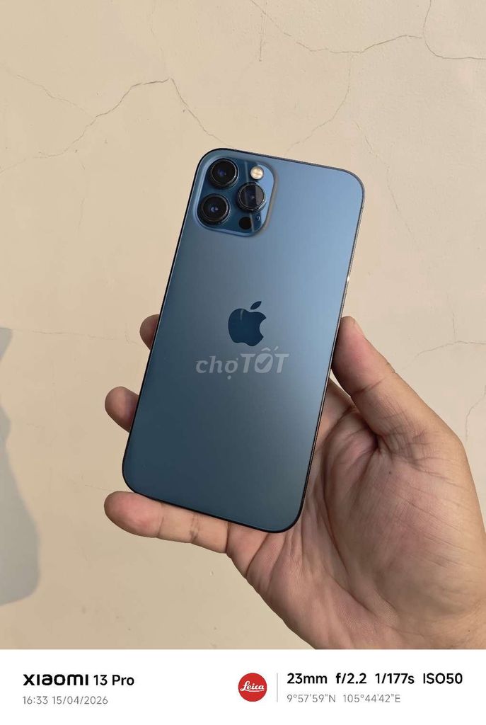 Apple iPhone 12 Pro Max 128GB Xanh 98% Quốc Tế. Mua bán Điện thoại tại Quận Cái Răng Cần Thơ được đăng bởi Ngân Long Trung hình 1