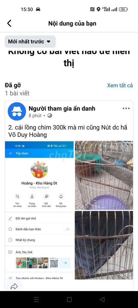 Lồng chim Kim loại Bạc. Mua bán Phụ kiện, Thức ăn, Dịch vụ tại Quận Liên Chiểu Đà Nẵng được đăng bởi Bôn Hồ hình 1