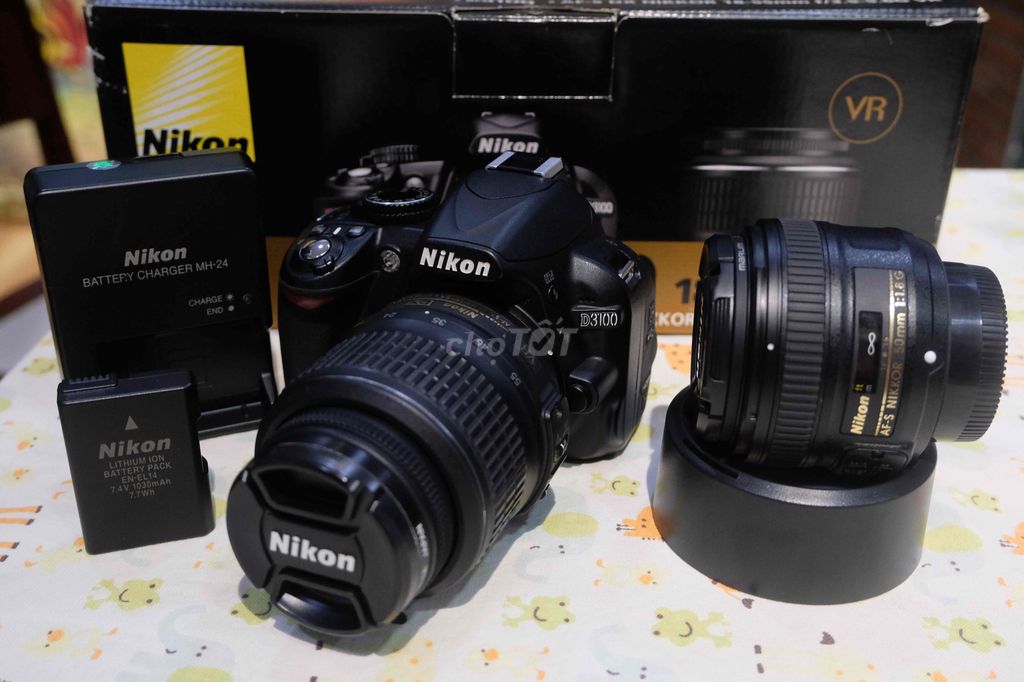 Nikon D3100 kit 18-55mm & 50mm f/1.8 fix. Mua bán Máy ảnh, Máy quay tại Quận Tân Phú Tp Hồ Chí Minh được đăng bởi Thai Vo Music hình 1