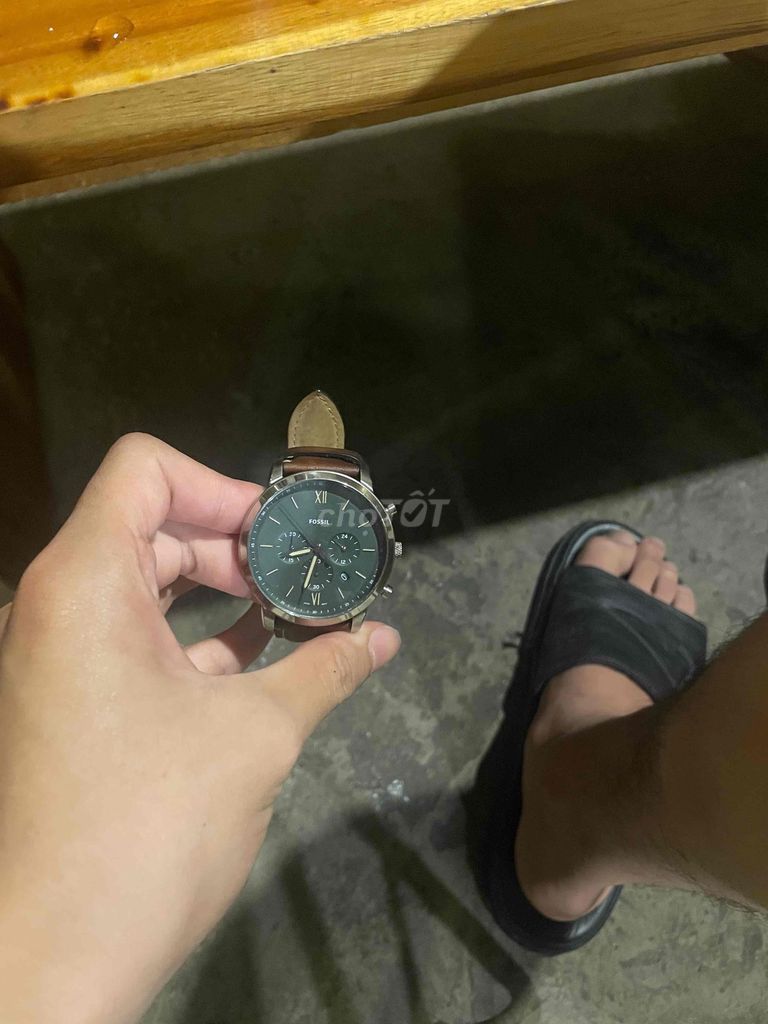 Đồng hồ Fossil Nam Dây da Nâu Xám. Mua bán Đồng hồ tại Thành phố Sa Đéc Đồng Tháp được đăng bởi Luu Quang Vinh hình 1