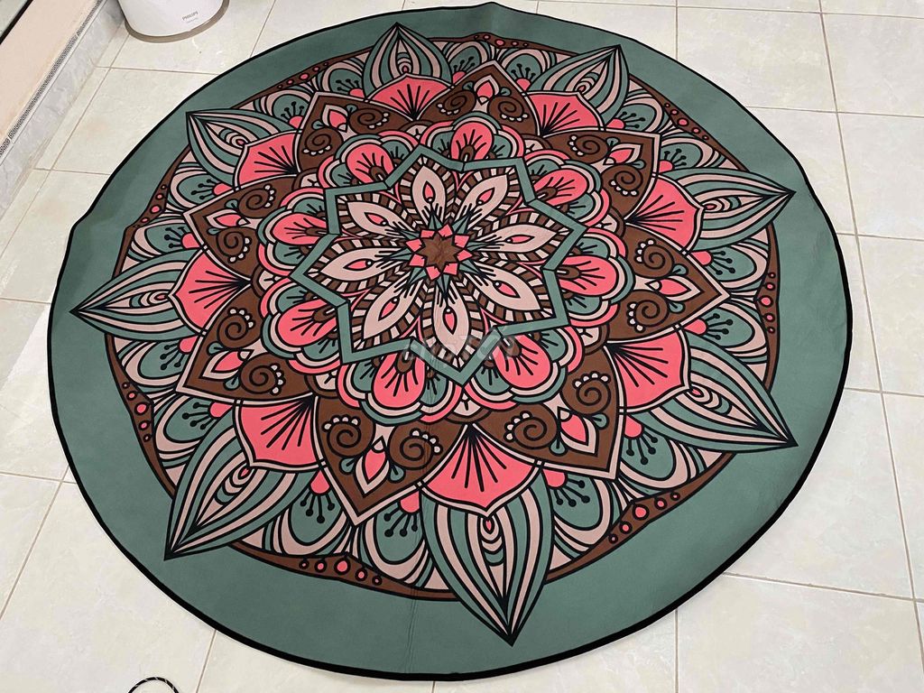 Thảm tập yoga tròn Nỉ Đa màu. Mua bán Đồ thể thao, Dã ngoại tại Quận Hoàng Mai Hà Nội được đăng bởi Linh hình 1