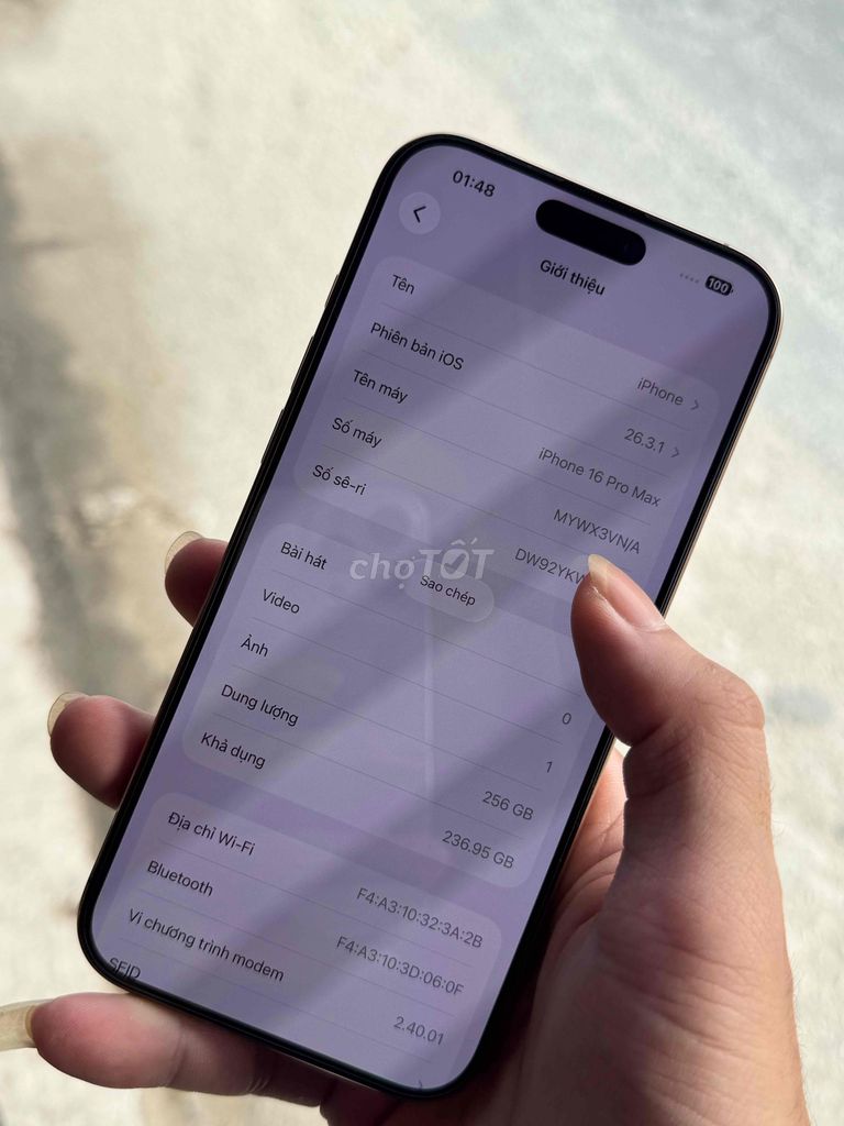 16promax vn máy zin Bh3 tháng. Mua bán Điện thoại tại Thành phố Long Xuyên An Giang được đăng bởi Anh Táo  hình 1