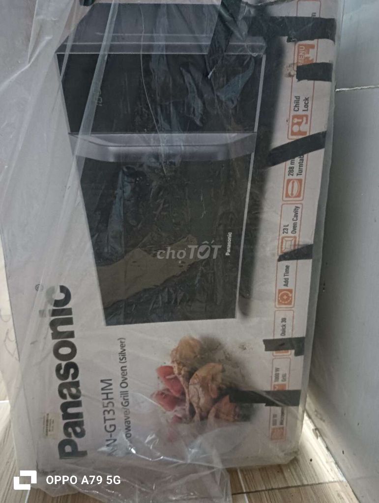 Lò vi sóng Panasonic NN-GT35HM Bạc 23L. Mua bán Bếp, lò, đồ điện nhà bếp tại Huyện Dầu Tiếng Bình Dương được đăng bởi Út Thảo hình 1