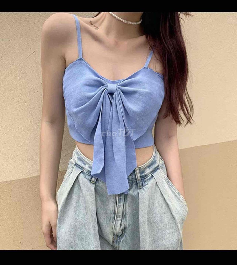 Áo hai dây Nữ len dệt kim. Mua bán Quần áo tại Thị xã La Gi Bình Thuận được đăng bởi Anh Đào hình 1