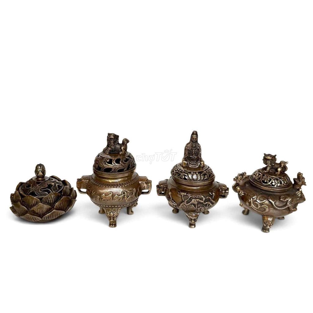 Lư xông trầm Đồng đúc Mini. Mua bán Đồ sưu tầm, đồ cổ tại Huyện Cần Giuộc Long An được đăng bởi HânHânboss hình 1