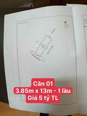 Chính chủ bán cặp nhà Năm Châu, P 11, DT 8m x 13m - 1 Lầu Giá 9.6 Tỷ