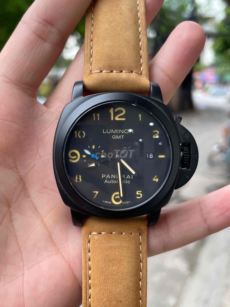 Đồng hồ Pane GMT Pam Dây da Ceramic. Mua bán Đồng hồ tại Quận Tây Hồ Hà Nội được đăng bởi Nguyễn Thành Nam hình 1