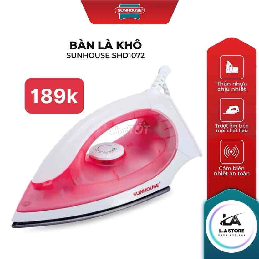 ✅Bàn là khô SUNHOUSE SHD1072P 👉189k