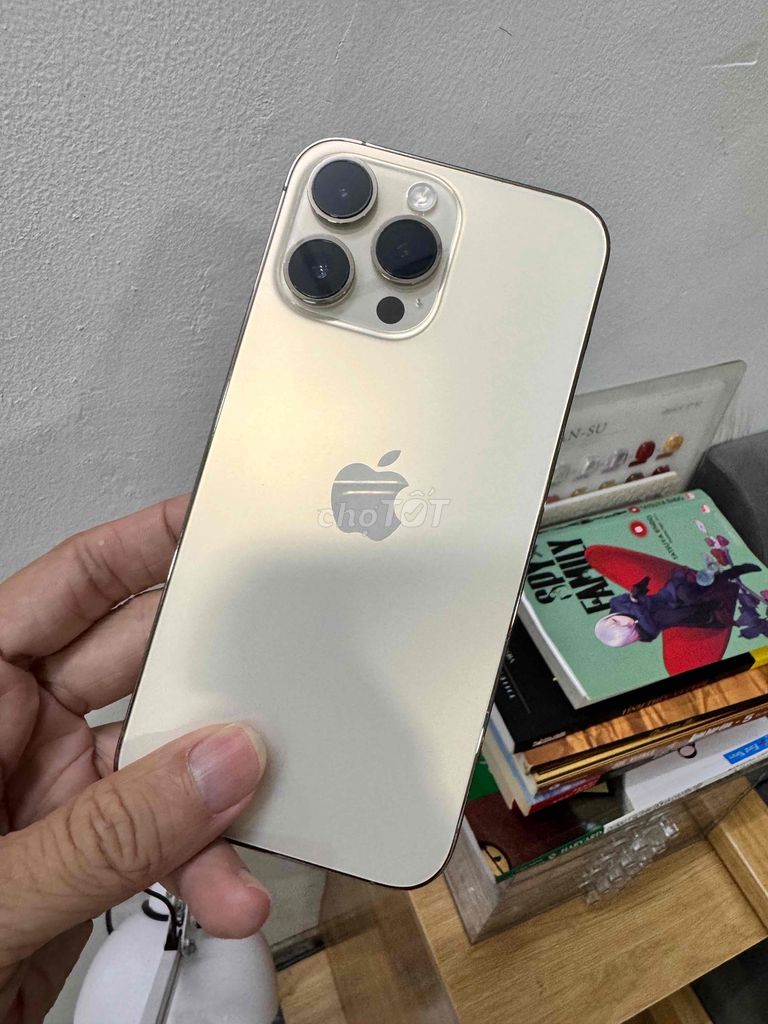 iPhone 14 Promax 256G Gold zin ốc áp máy chuẩn đep