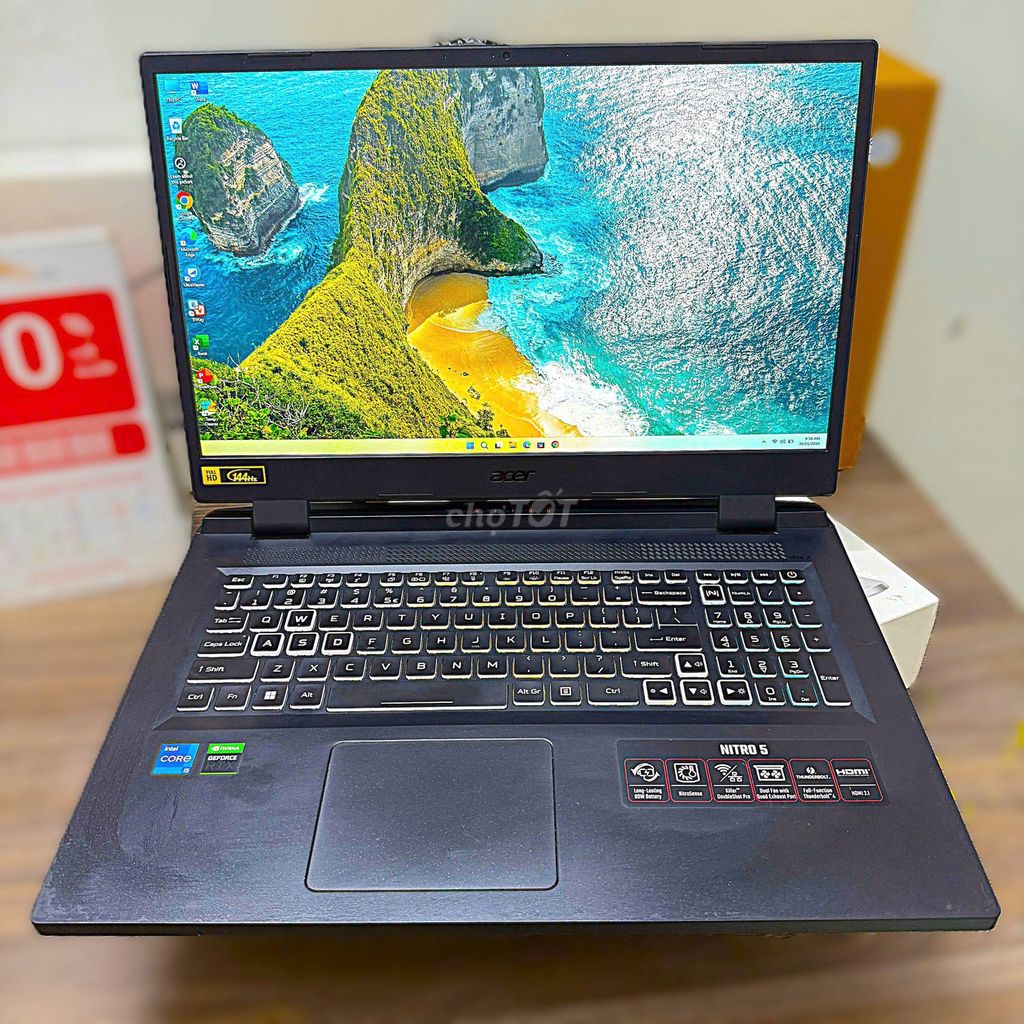Acer Nitro 5: i5-12500H, RTX 3050, Màn 17.3" 144Hz. Mua bán Laptop tại Quận Hải Châu Đà Nẵng được đăng bởi TTCenter 484 NÚI THÀNH hình 1