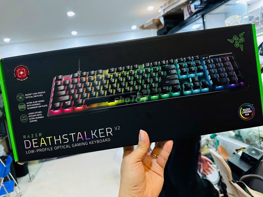 Bàn phím cơ Razer DeathStalker V2. Mua bán Phụ kiện (Màn hình, Chuột...) tại Quận Đống Đa Hà Nội được đăng bởi Hoàng Táo  hình 1