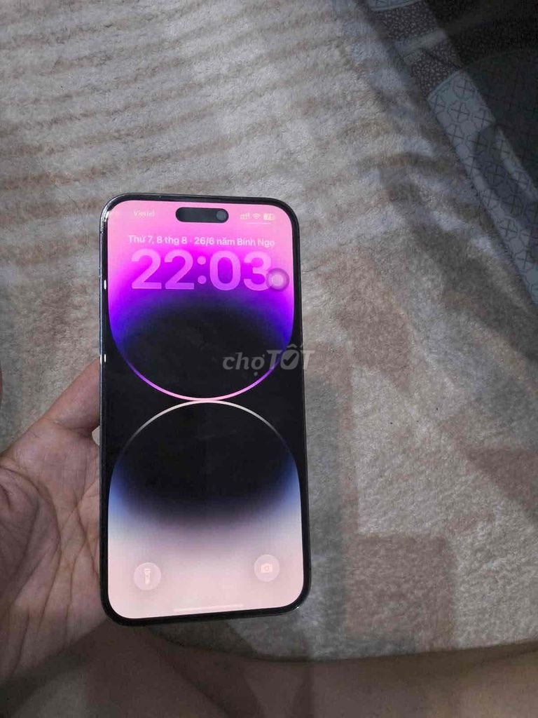 iPhone 14 Pro Max tím 512GB LL/A. Mua bán Điện thoại tại Quận Bình Thạnh Tp Hồ Chí Minh được đăng bởi Trọng hình 1