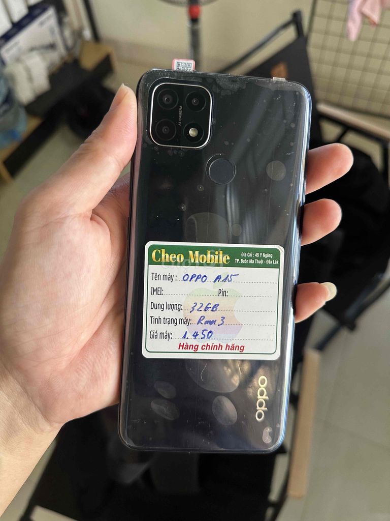OPPO A15 32GB Đen 3GB RAM. Mua bán Điện thoại tại Thành phố Buôn Ma Thuột Đắk Lắk được đăng bởi Giang apple hình 1