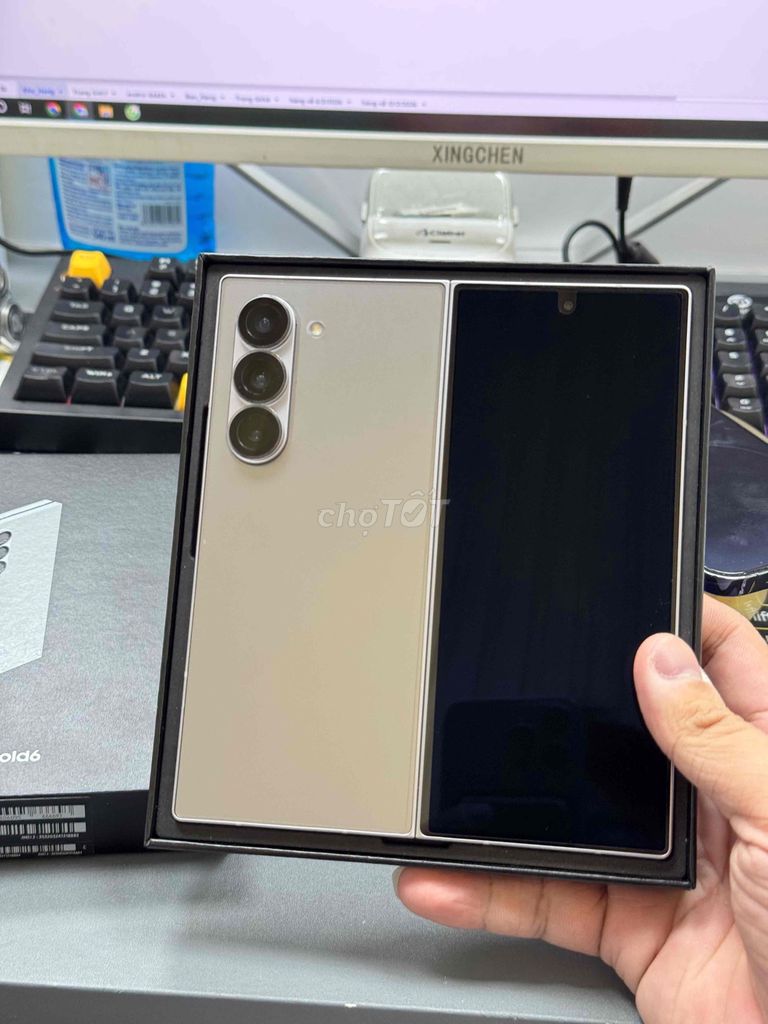 samsung Fold 6 Full Box bản VNA titan. Mua bán Điện thoại tại Quận Lê Chân Hải Phòng được đăng bởi Ap Store 444 tô hiệu hình 1