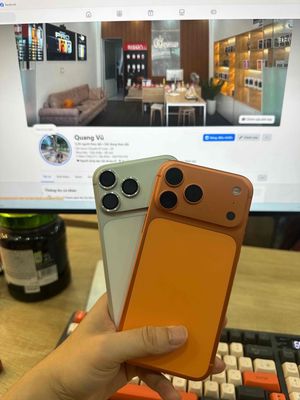 Apple iPhone 17 Pro Max lock 256GB Cam Trắng 99.5%