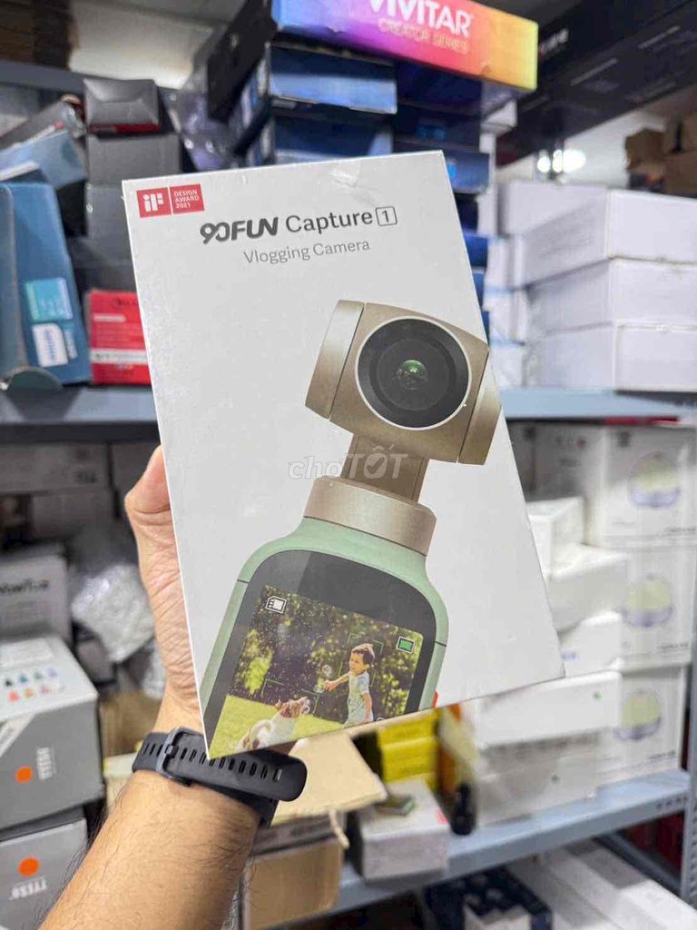 CAMERA VLOG 4K CHỐNG RUNG 3 TRỤC 90FUN CAPTURE 1. Mua bán Máy ảnh, Máy quay tại Huyện Hóc Môn Tp Hồ Chí Minh được đăng bởi SIRI STORE HCM hình 1