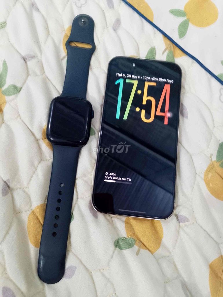 Apple iPhone 14 Pro Mỹ & apple watch s8 esim. Mua bán Điện thoại tại Huyện Long Điền Bà Rịa - Vũng Tàu được đăng bởi LHT hình 1