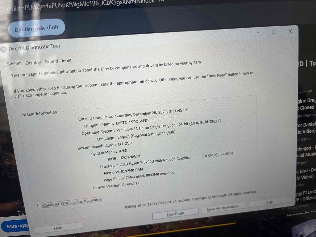 laptop lenovo AMD