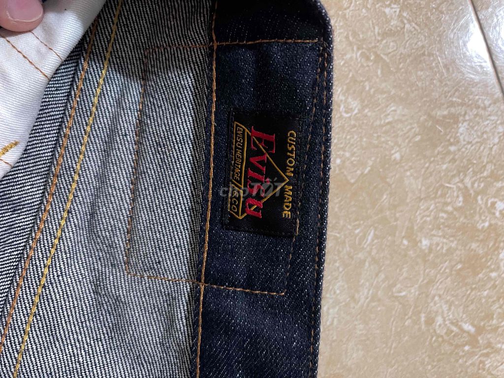 Quần jean Evisu nam Denim 31x34. Mua bán Quần áo tại Thị xã Quảng Yên Quảng Ninh được đăng bởi Nguyễn Sơn hình 1